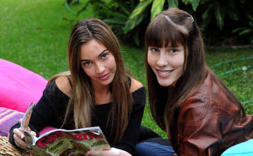 Chanel Stewart (left) and Madalen McClelland are making an impression in Girlfriend magazines modelling competition. Chanel Stewart (left) and Madalen McClelland are making an impression in Girlfriend magazines modelling competition.